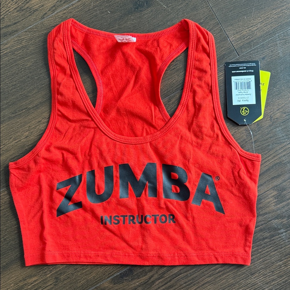Zumba Fitness Red Crop Top